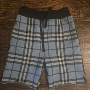 Burberry Blue and Black Knit Shorts